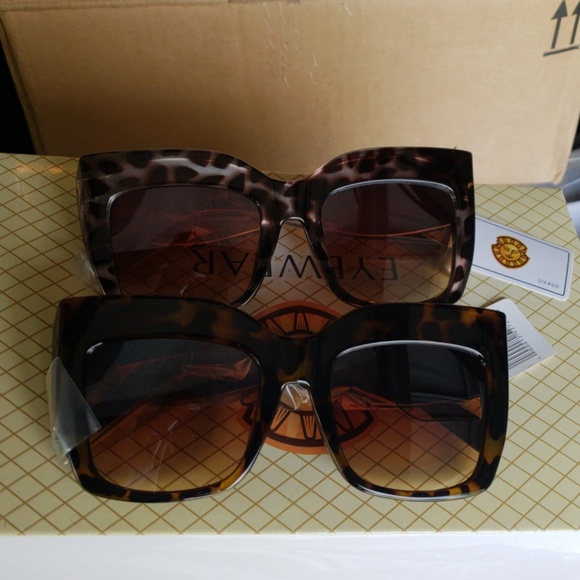 Large Retro Sunglasses - Picture 4 of 5